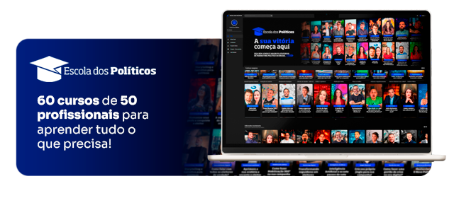 Escola dos Políticos: plataforma com 60 cursos de 50 profissionais em um único lugar
