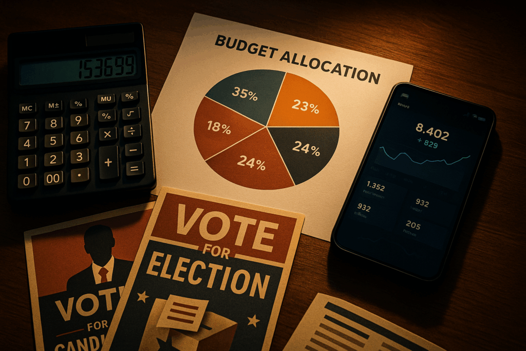 Campanha vitoriosa começa com estratégia e conta feita com precisão.